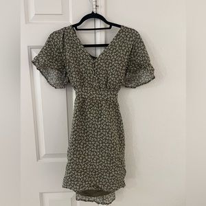 Cotton On dress with key hole and tie back